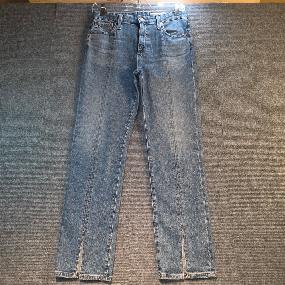 AG Adriano Goldschmied The Isabelle Jeans Women 27R Blue Straight Front Seam